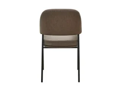 Outlet SVITA Scarlett 2er Set Esszimmerstühle Armlehnstuhl Polsterstuhl Stoff Braun