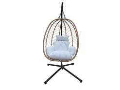 Clearance SVITA Shelly Hängesessel Mit Gestell Hängestuhl Hängesitz Hängekorb Natur