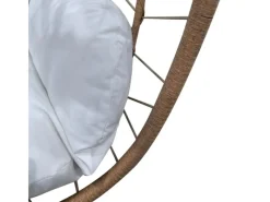 Clearance SVITA Shelly Hängesessel Mit Gestell Hängestuhl Hängesitz Hängekorb Natur