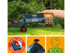 Best Swirl® Profi Schwerlast-Abfallsäcke 240L, 5 Stück