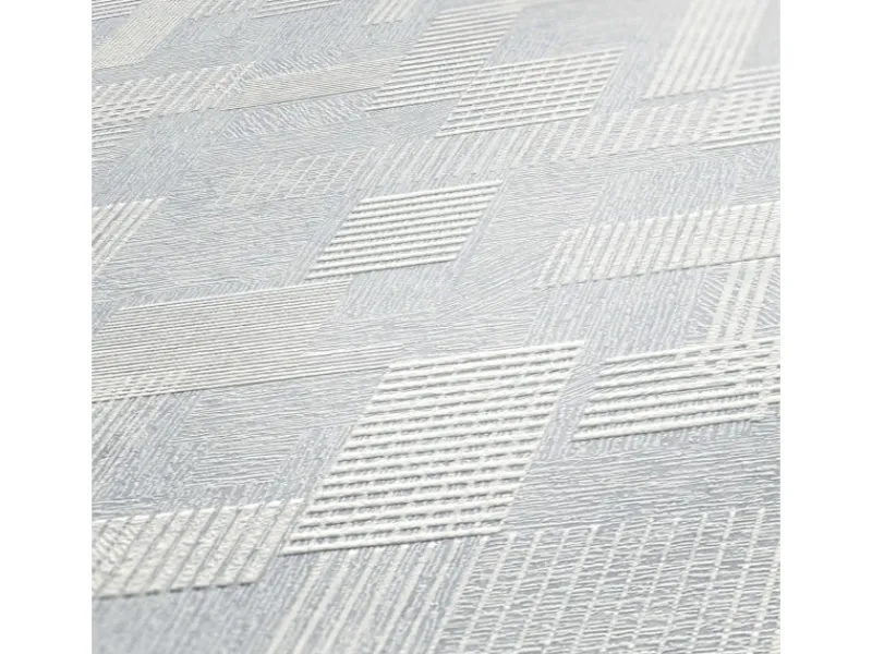 Tadessi Tapete Grafik Meo M1 No 2064 Vliestapete Überstreichbar Weiß Geometrisch