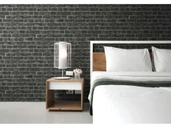 Outlet Tadessi Tapete Steinoptik Dino M1 No 45 Vliestapete Schwarz Grau Steintapete