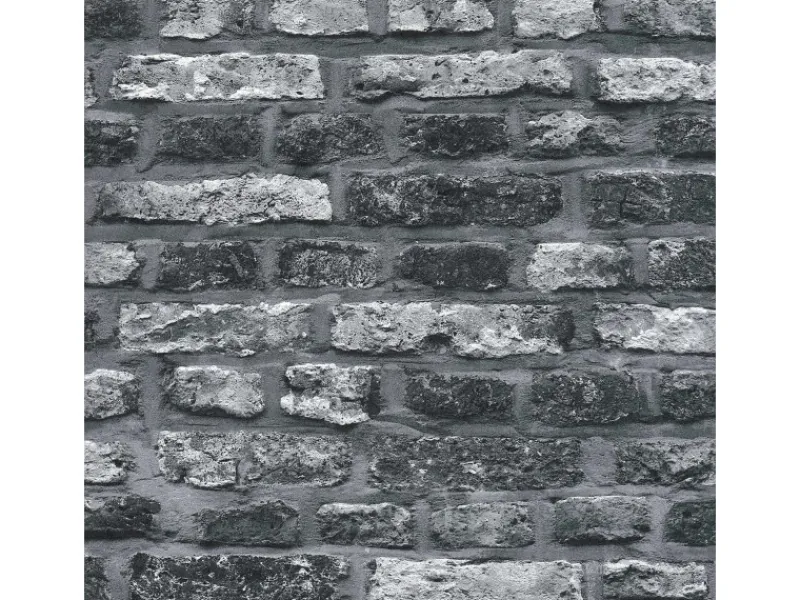 Tadessi Tapete Steinoptik Eliano M1 No 183 Vliestapete Grau Schwarz Steintapete