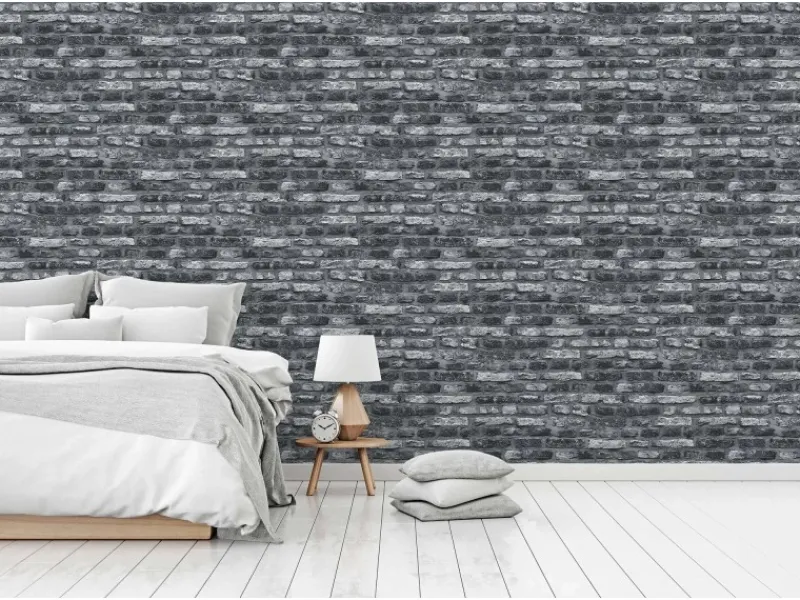 Tadessi Tapete Steinoptik Eliano M1 No 183 Vliestapete Grau Schwarz Steintapete