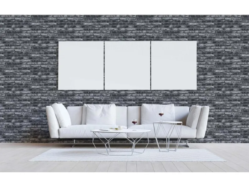 Tadessi Tapete Steinoptik Eliano M1 No 183 Vliestapete Grau Schwarz Steintapete