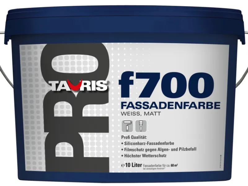 Tauris Pro f 700 Fassadenfarbe Weiß matt 10 l