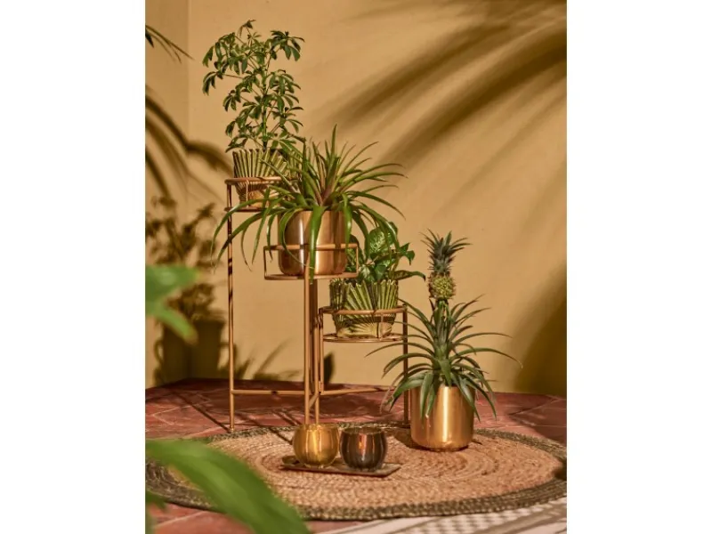 Teelichthalter Safari Lodge Glas 8 cm x Ø 9 cm