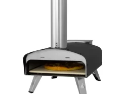 Tepro Pellet-Pizzaofen Danbury Schwarz-Edelstahl