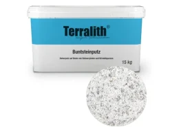 Discount Terralith Buntsteinputz Mosaikputz 2mm -15 kg- BSP110 Weiss Grau
