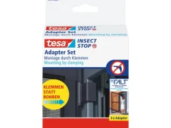 Tesa ® Fliegengitter Adapter-Set für faltbare Alu-Türrahmen Falt