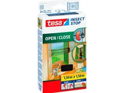 Best Tesa Fliegengitter Fenster Öffnen und Schließen 150 cm x 130 cm
