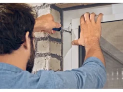 Tesa ® Fliegengitter-Tür Falt faltbarer Alu-Rahmen