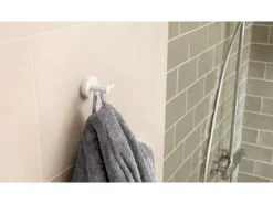 Clearance Tesa Moon White Bademantelhaken Matt inkl. Klebelösung Weiß