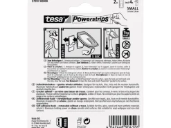 Online Tesa Selbstklebehaken Metall-Weiß rechteckig 2 Stück mit 4 x Powerstrips Small