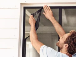 Tesa ® Selbstschließender Magnetvorhang 0,80 m x 2,00 m Anthrazit