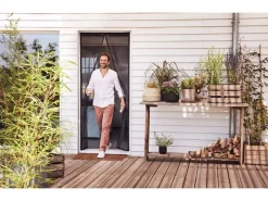 Sale Tesa ® Selbstschließender Magnetvorhang 1,00 m x 2,20 m Anthrazit