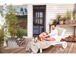 Sale Tesa ® Selbstschließender Magnetvorhang 1,00 m x 2,20 m Anthrazit