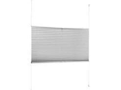 Hot Thermo-Spannplissee Toledo 105 cm x 130 cm Hellgrau