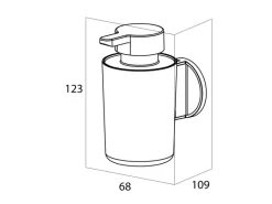 Outlet Tiger Tune Seifenspender 180 ml Messing gebürstet / Schwarz