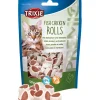 New Trixie Katzensnacks Premio Fish Chicken Rolls Hühnchen/Seelachs 50 g