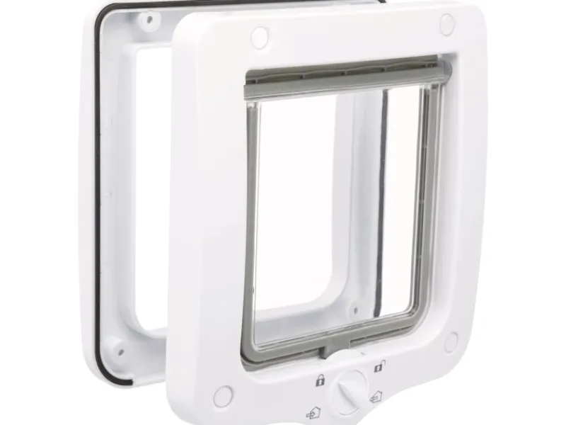 Sale Trixie 4-Wege Freilauftür 20 cm × 22 cm Weiß