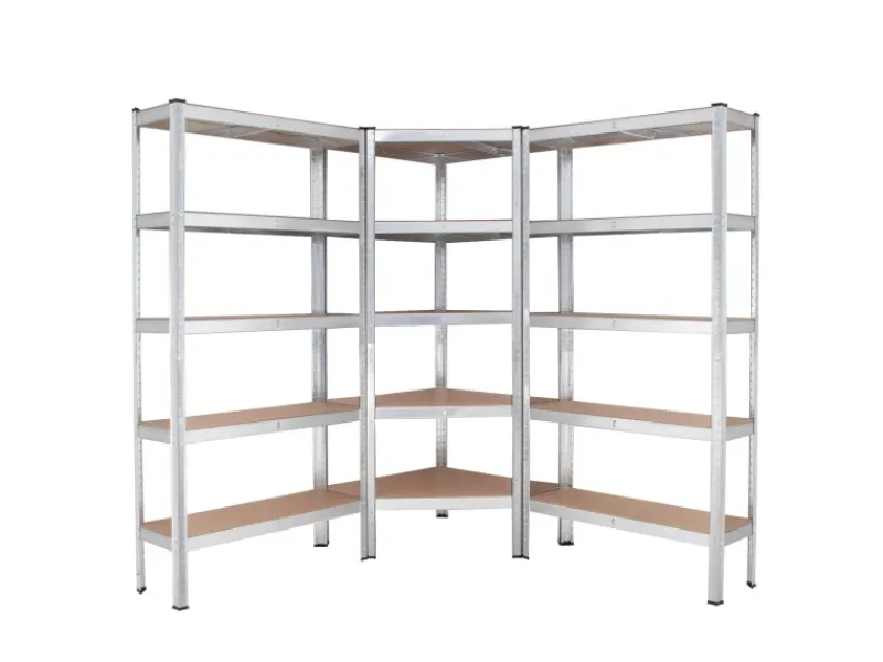 Hot TRUTZHOLM Regalsystem 3 Teilig 1x Eckregal 180x75x75x30x30 cm Und 2x Lagerregal 180x90x30 cm 2625 kg