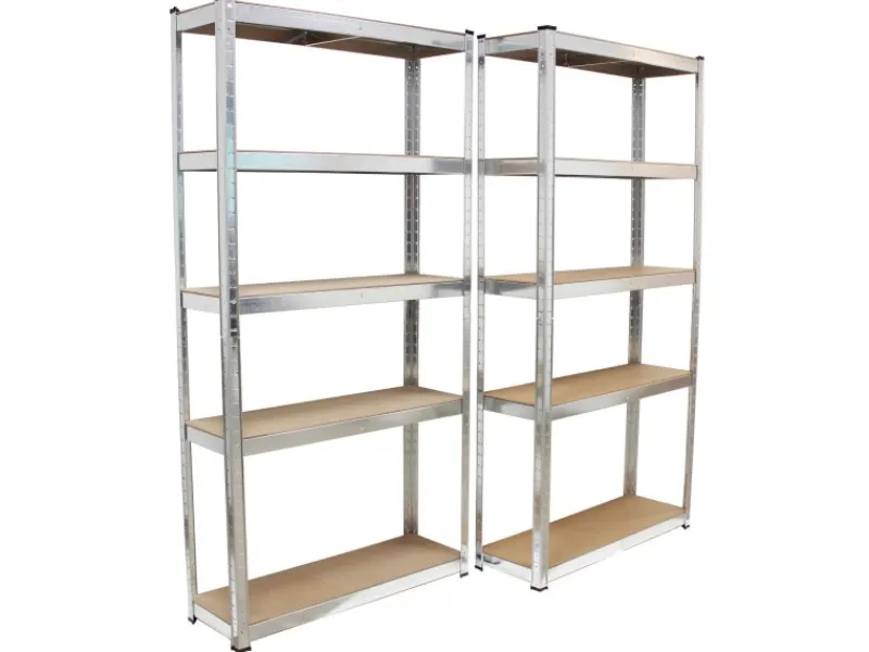 Hot TRUTZHOLM Regalsystem 3 Teilig 1x Eckregal 180x75x75x30x30 cm Und 2x Lagerregal 180x90x30 cm 2625 kg