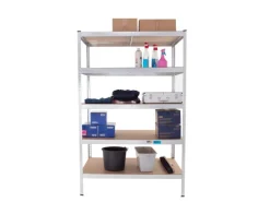 TRUTZHOLM Schwerlastregal 180x115 x75cm Regal 5 Böden Traglast 875 kg