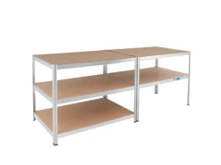 TRUTZHOLM Schwerlastregal 180x115 x75cm Regal 5 Böden Traglast 875 kg