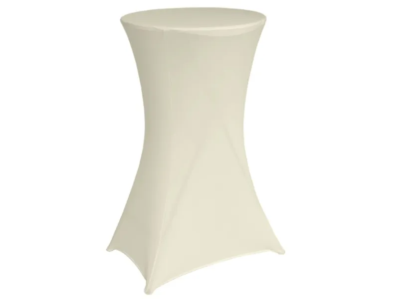 TRUTZHOLM Stehtischhusse Stretch 60cm Beige