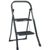Hot TRUTZHOLM Trittleiter 2 Stufen Klappbar TÜV/GS 150 kg Anti-Rutsch Trittflächen Anthrazit