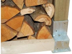 TRUTZHOLM 4x Holzstapelhilfe Stapelhilfe Für Brennholz Holzstapelhalter