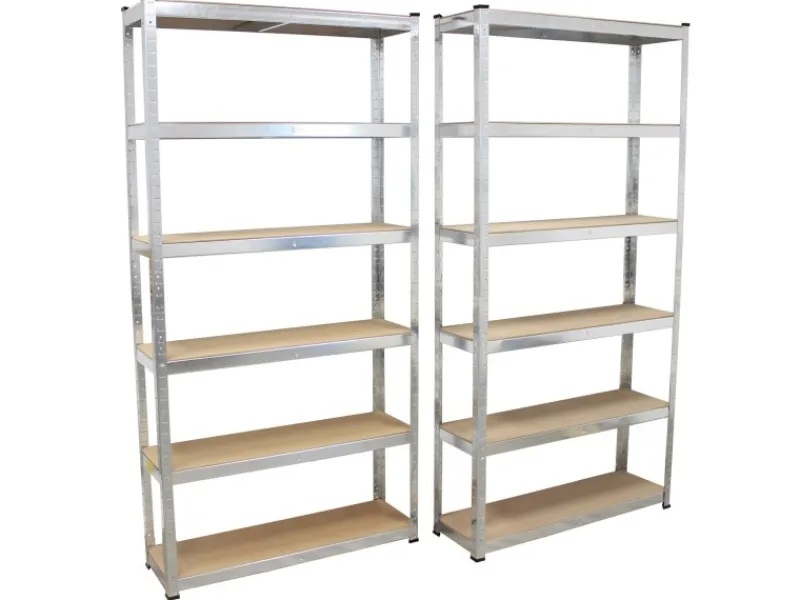 Hot TRUTZHOLM 2x Schwerlastregal 200x100x30cm Traglast 900kg mit Regalverbinder