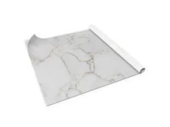 Discount Tulup Möbelfolie Heller Marmor Schrankfolie 100x50 cm Klebefolie Möbel Weiß Möbelfolie Folie für Möbel