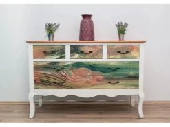 Outlet Tulup Möbelfolie Lackierte Platte Klebefolie Möbel 100x50 cm Folie für Möbel Mehrfarbig Möbelfolie Klebefolie für Möbel