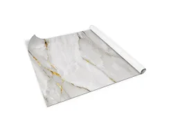 New Tulup Möbelfolie Perlmarmor Klebefolie Möbel 100x50 cm Folie für Möbel Braun Möbelfolie Klebefolie für Möbel