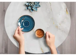 New Tulup Möbelfolie Perlmarmor Klebefolie Möbel 100x50 cm Folie für Möbel Braun Möbelfolie Klebefolie für Möbel