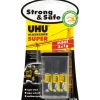 UHU Alleskleber Super Strong & Safe 3 x 1 g minis