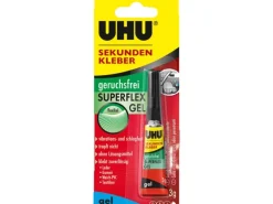 New UHU Sekunden Kleber Geruchsfrei Superflex Gel 3 g