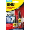 Discount UHU Sekundenkleber 3D Filler 3g + 9g