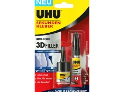 Discount UHU Sekundenkleber 3D Filler 3g + 9g