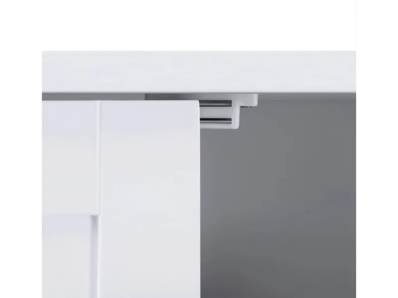 Vasagle Badezimmerschrank mit 2 Türen 30 cm x 60 cm x 80 cm Weiß