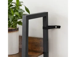 Vasagle Bücherregal 6 Ebenen 30 cm x 33,8 cm x 170 cm Braun-Schwarz