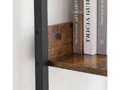 Vasagle Bücherregal 6 Ebenen 30 cm x 33,8 cm x 170 cm Braun-Schwarz