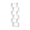 Vasagle Bücherregal 6 Ebenen 24 cm x 70 cm x 190,5 cm Weiß