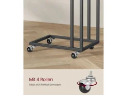 Sale Vasagle Beistelltisch 35 cm x 50 cm x 60 cm Schwarz