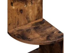 Vasagle Eckregal 5 Ebenen 20 cm x 20 cm x 126 cm Braun