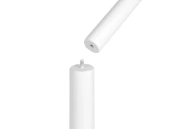 Vasagle Garderobenständer Massivholz 30 cm x 30 cm x 175 cm Weiß