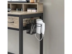 Vasagle Schminktisch mit Hocker Greige-Schwarz