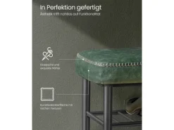 Best Vasagle Schuhbank 30 cm x 80 cm x 50 cm Grün